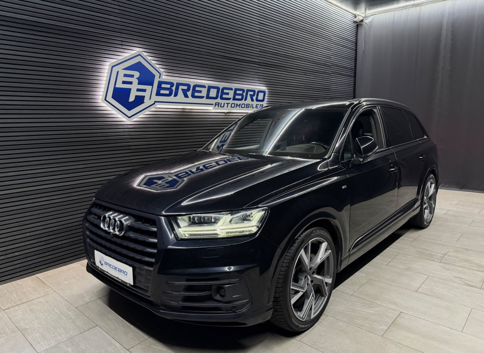 Audi Q7 50 TDi S-line quattro Tiptr. 7prs, 2018 | Bredebro Automobiler ApS i Bredebro